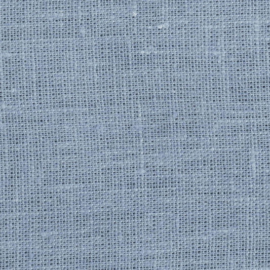 Paper-Backed Light Weight Plain Linen Wallcovering Chambray Blue