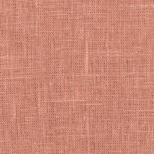 Paper-Backed Light Weight Plain Linen Wallcovering Sirin Terracotta