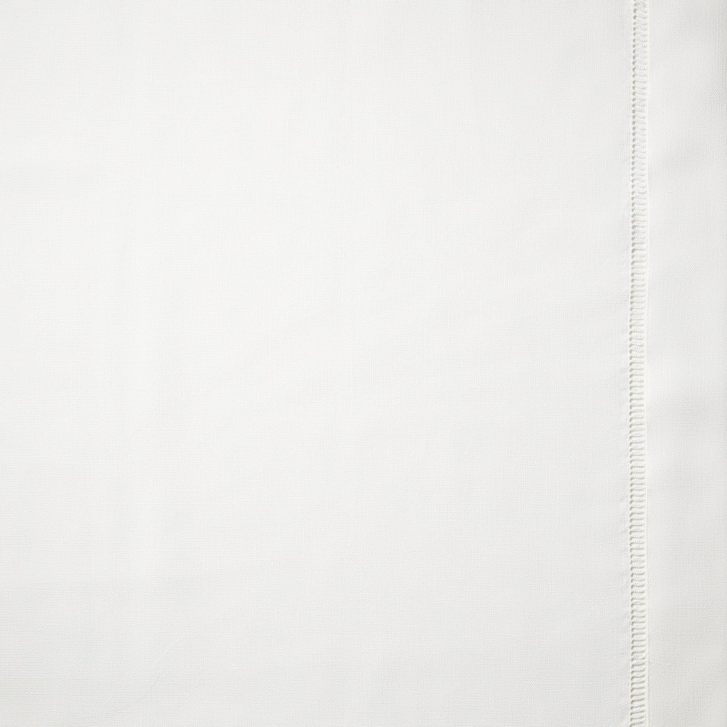 Sample - Drawn Thread – Ladder Stitch Edge Ivory White