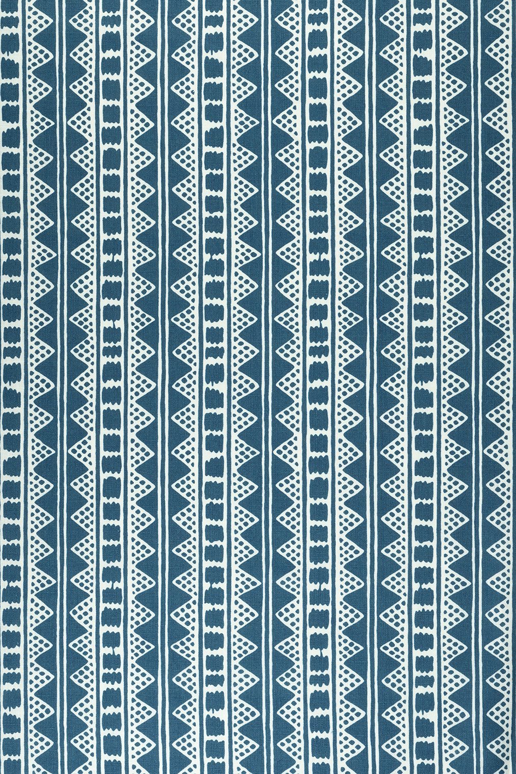 Sample - Kitezh Dual Use Archive Print in Prussian Blue/Ivory White