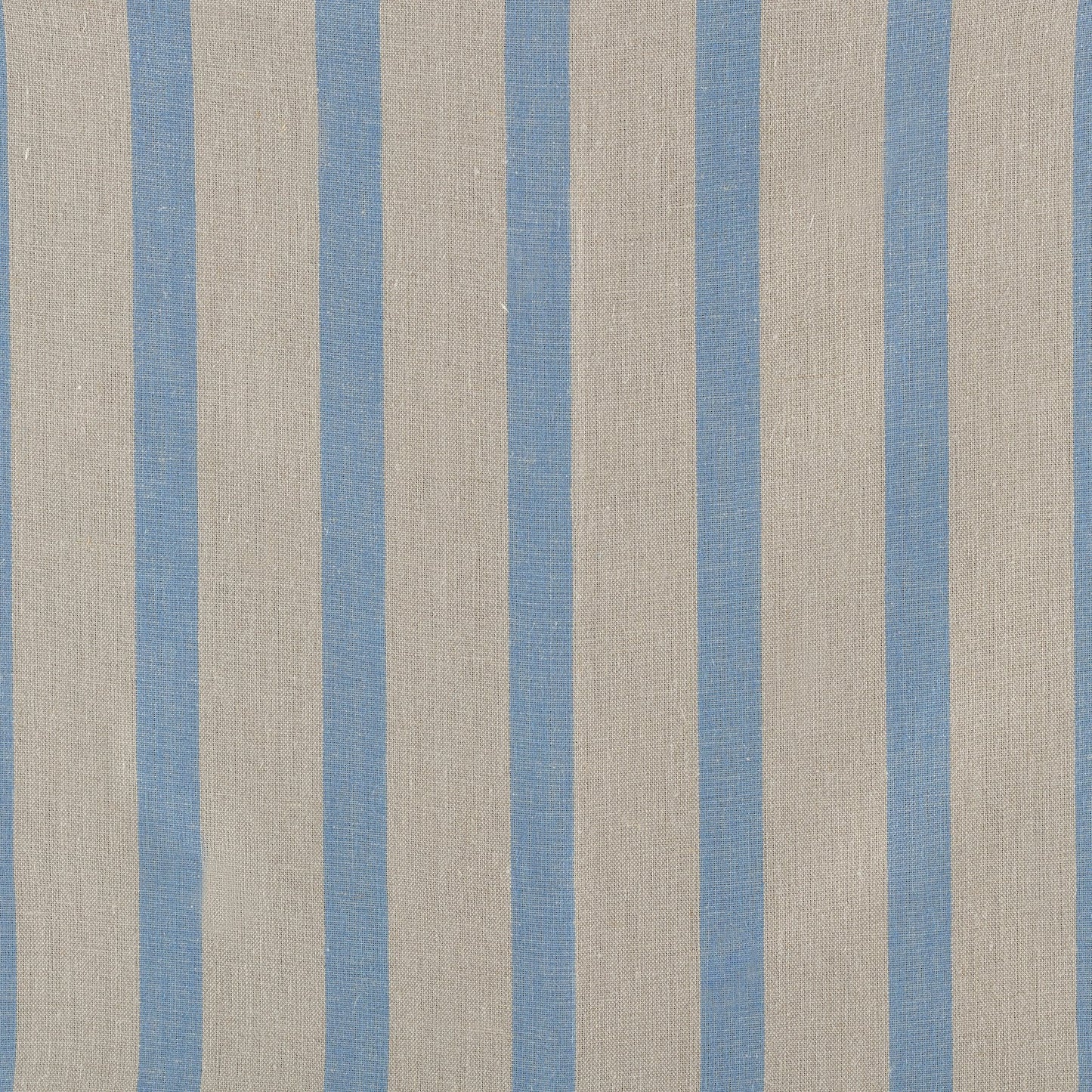 Bold Stripe Linen Cornflower Blue/Natural