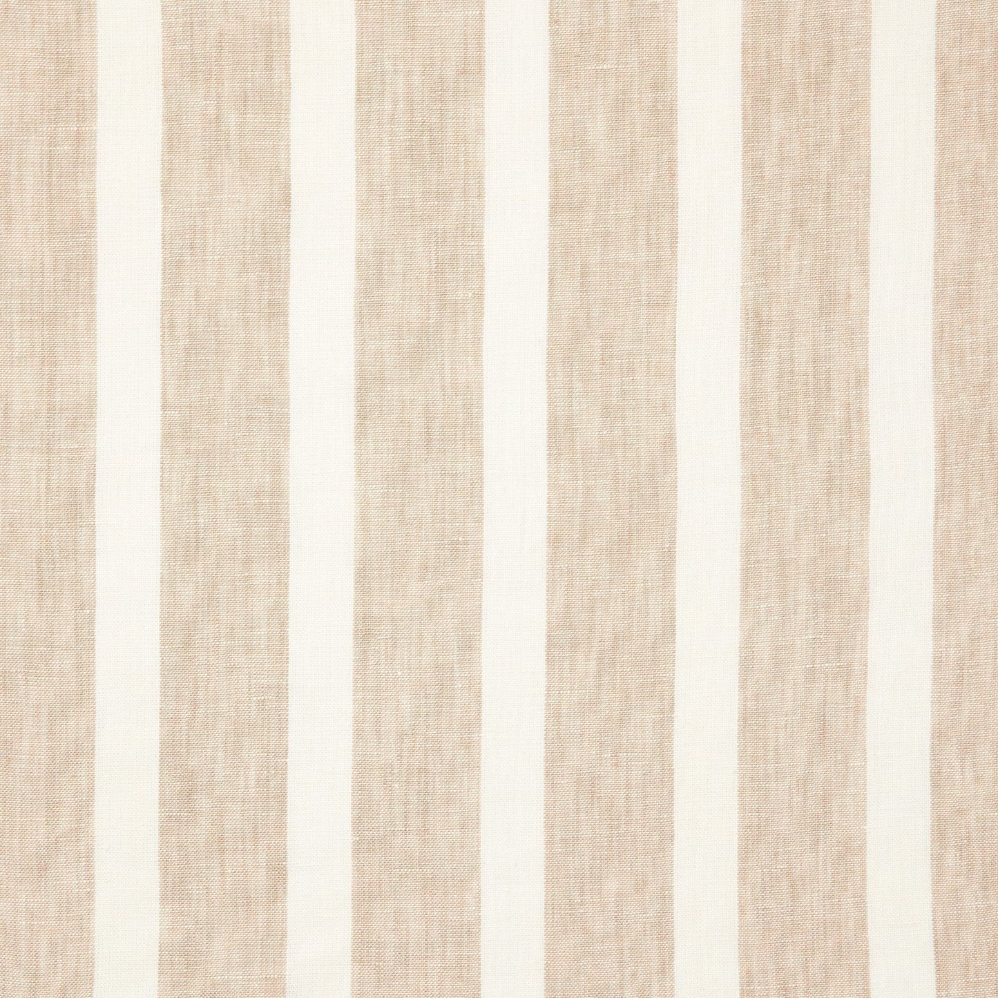 Sample - Bold Stripe Linen Natural/White