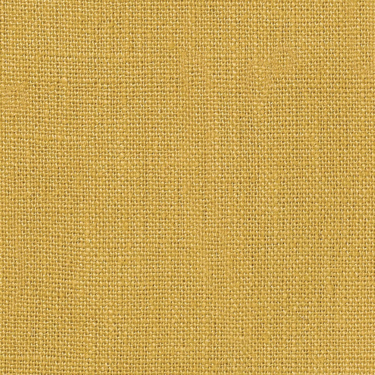 Paper-Backed Light Weight Plain Linen Wallcovering Ochre