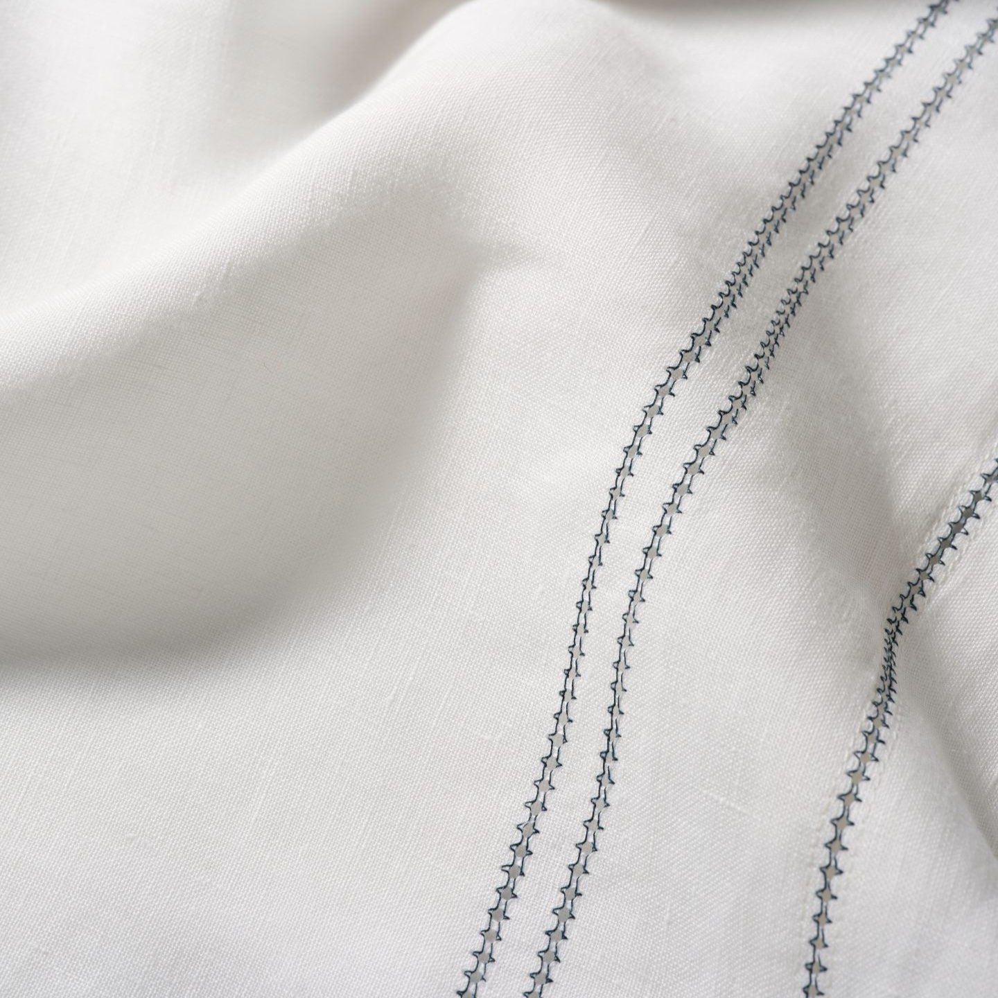 Sample - Prussian Blue Hemstitch