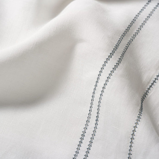 Sample - Prussian Blue Hemstitch