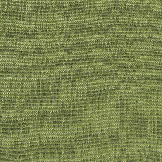 Sample - Light Weight Plain Linen Fern Green