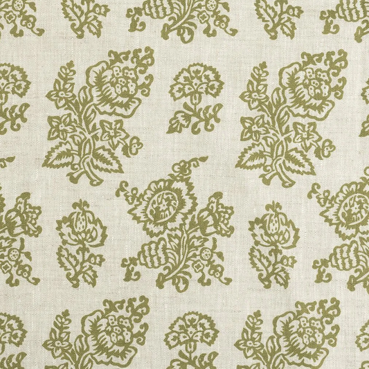Flora Dual Use Archive Print in Fern Green/Natural