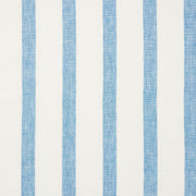 Bold Stripe Linen Cornflower Blue/White