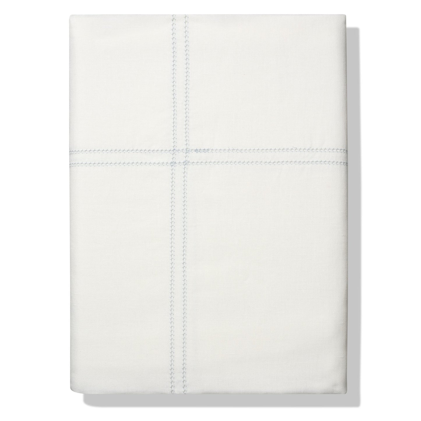 Elizaveta Bed Linen Set in Chambray Blue Hemstitch