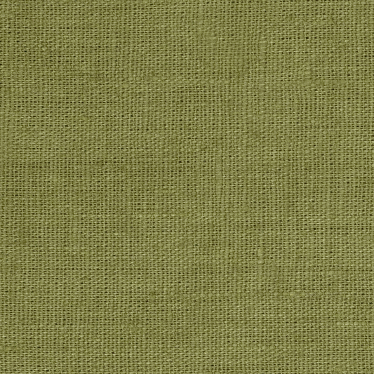 Paper-Backed Light Weight Plain Linen Wallcovering Botanical Green