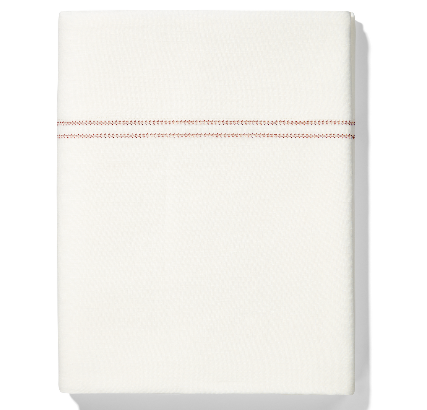 Top Sheet Hemstitch Claret