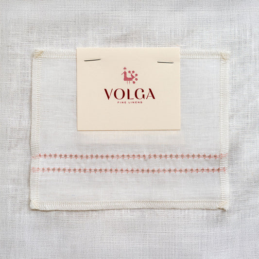 Sample - Coral Hemstitch