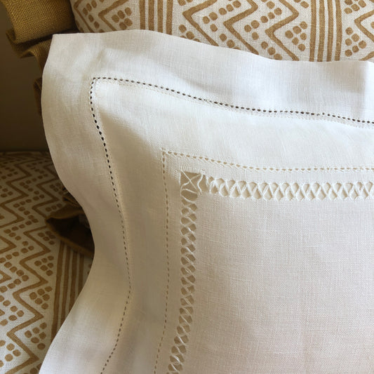 Development Sample Diamond Stitch Boudoir Pillowcase