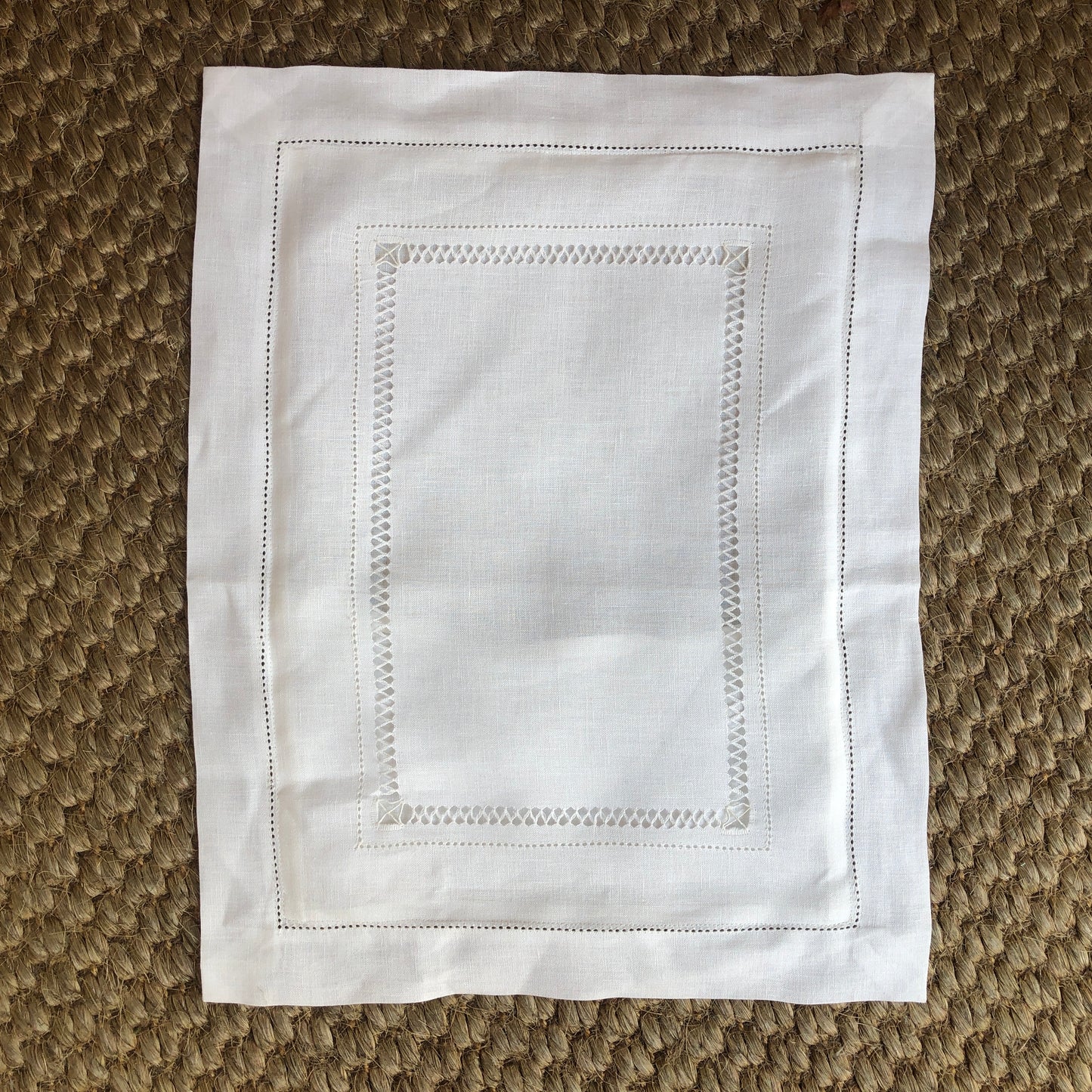 Development Sample Diamond Stitch Boudoir Pillowcase