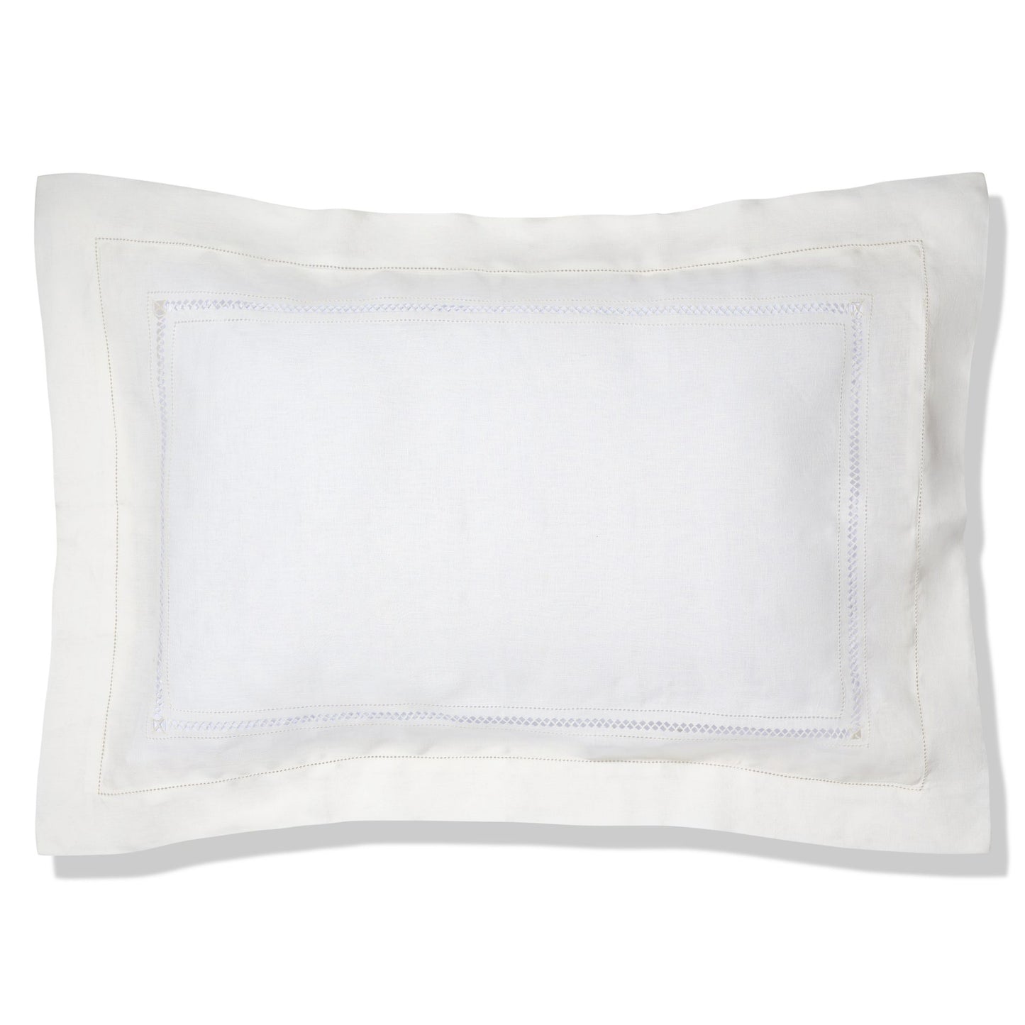 Bed Linen Set Diamond Stitch Ivory White