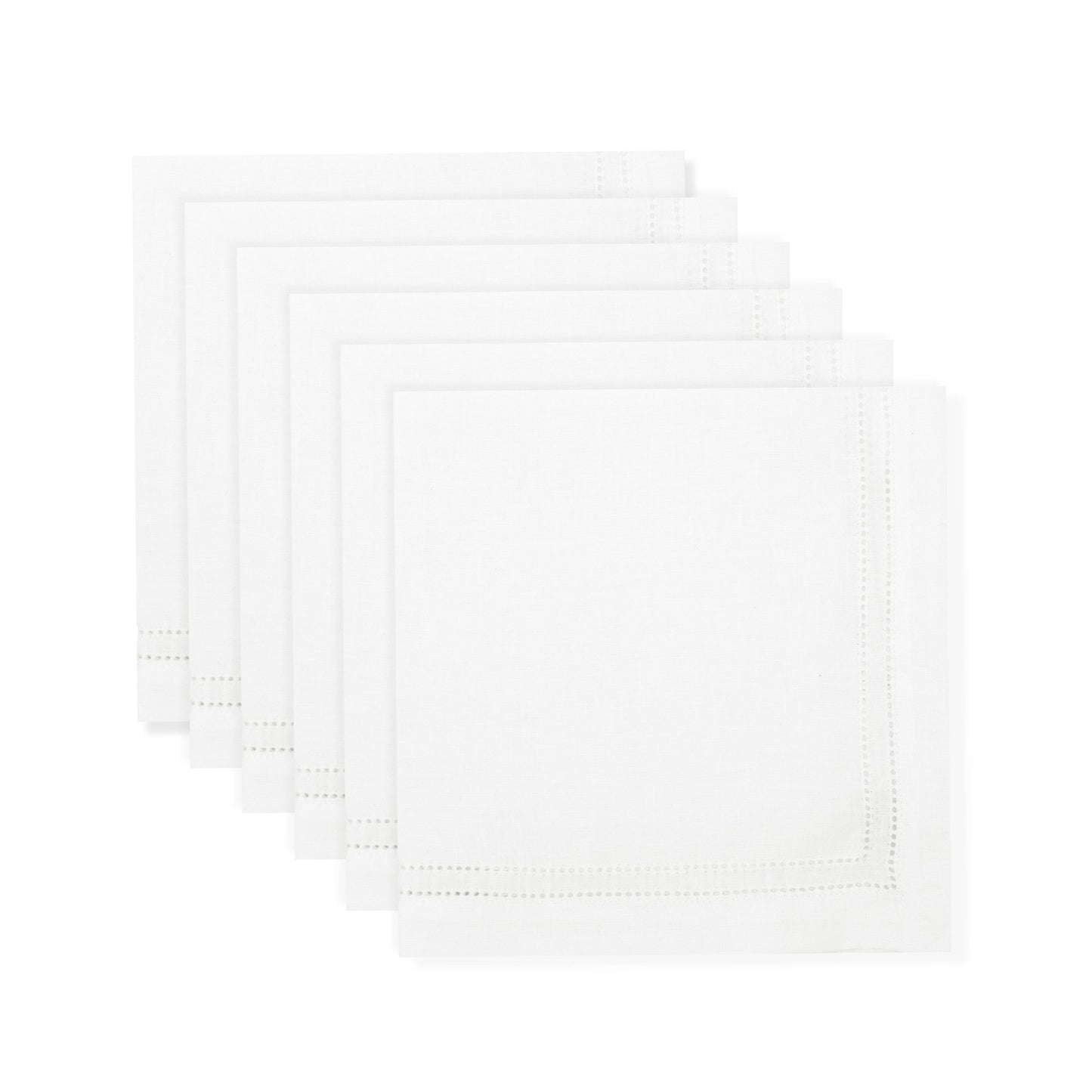 Set of Double Hemstitch Edge Napkins