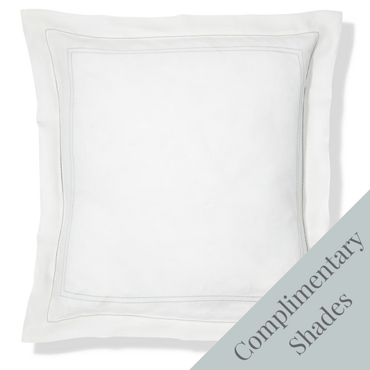 Pillowcase Hemstitch Deep Parma Grey