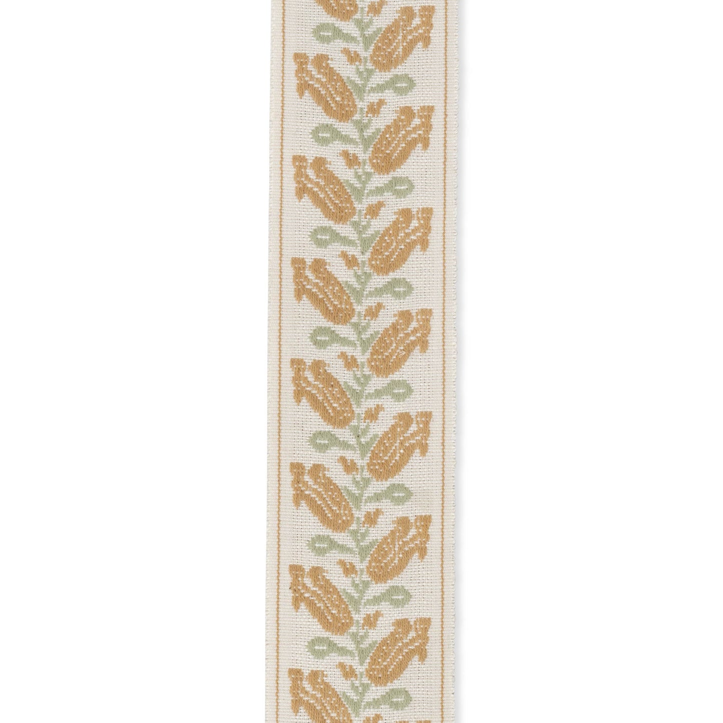 Folkloric Floral Braid in Biscotti