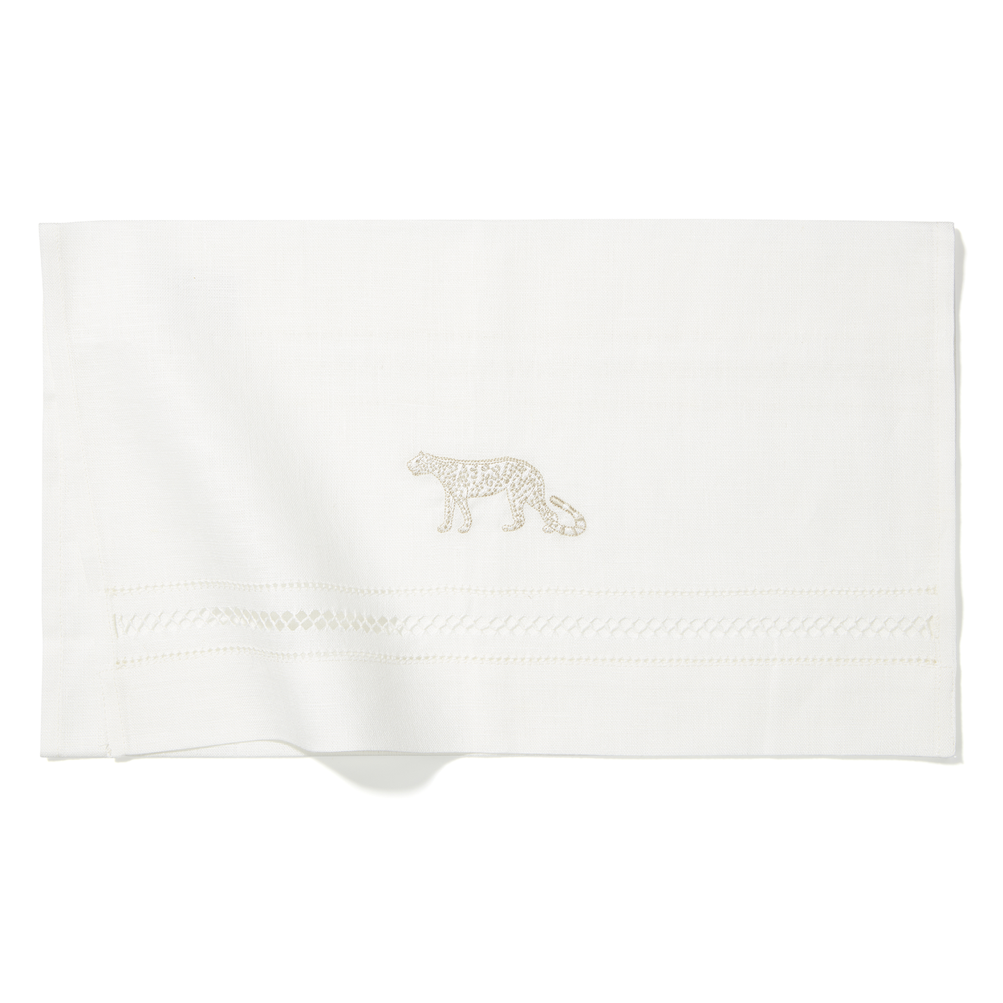Hand Towel Diamond Stitch Leopard