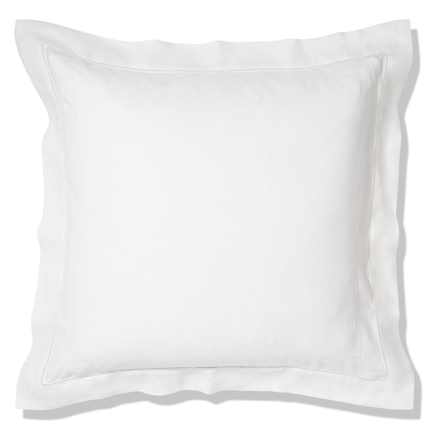 Elizaveta Pillowcase in Ivory White Hemstitch