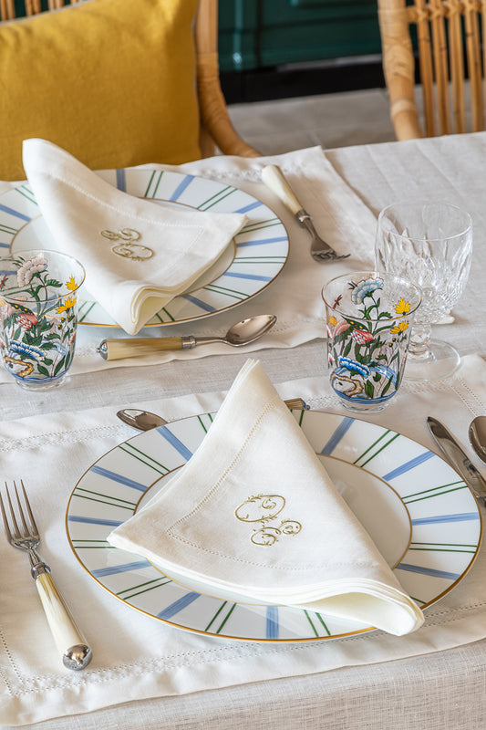 Ivory White Hemstitch Napkin