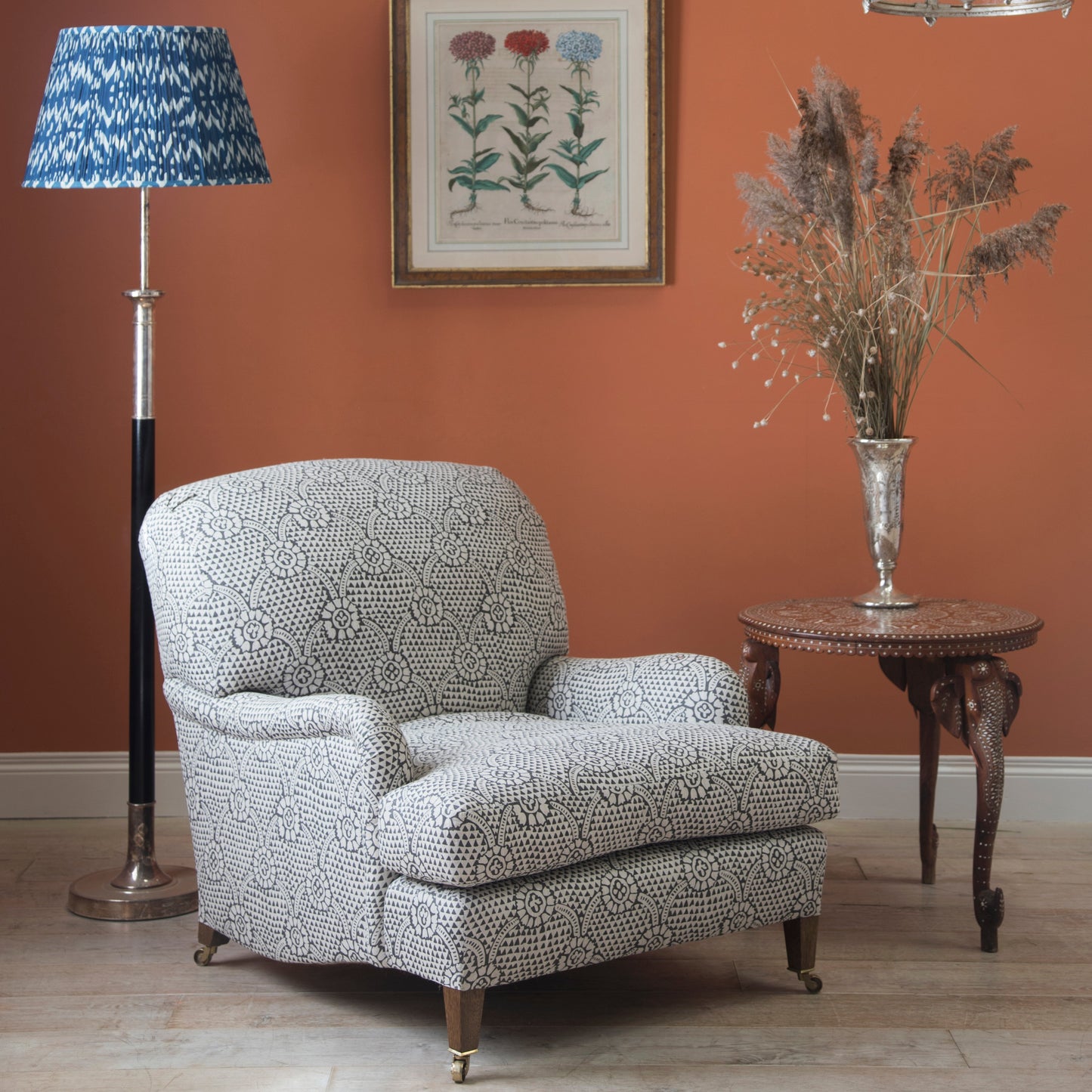 Ivan Dual Use Archive Print in Charcoal/Natural