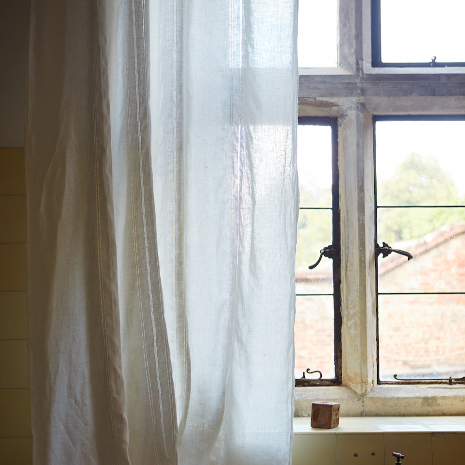 Drawn Thread - Ladder & Hemstitch Rows Ivory White