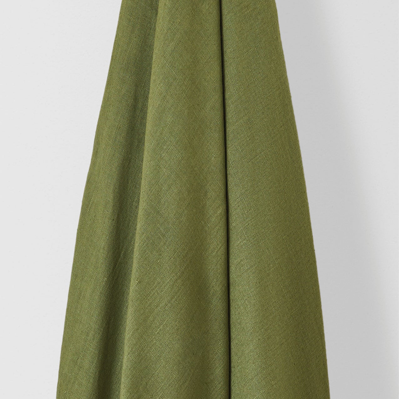 Light Weight Plain Linen Fern Green