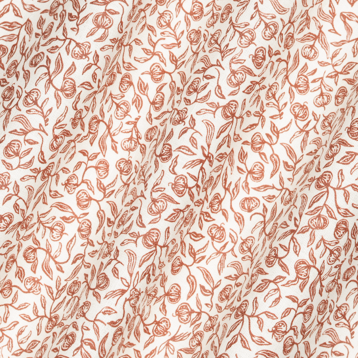 Pomegranate Dual Use Printed Linen Marsala/Oyster
