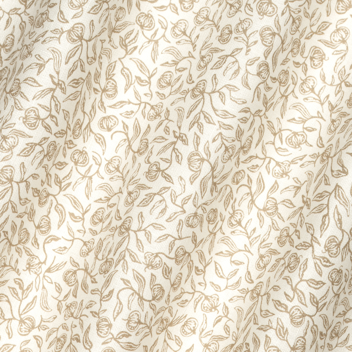 Pomegranate Dual Use Printed Linen Tawny Gold/Oyster