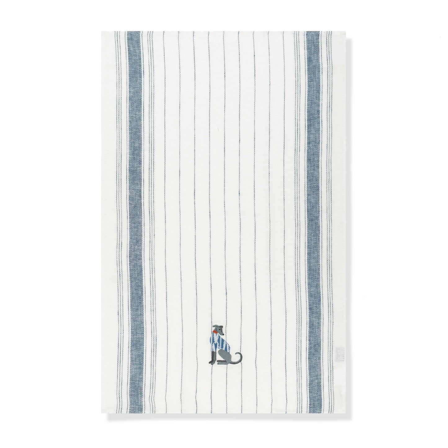 Kitchen Towel with Lurcher Embroidery