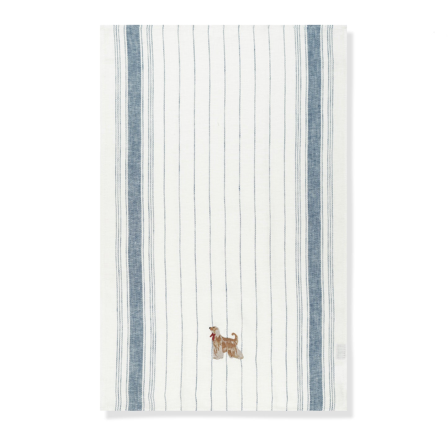 Kitchen Towel with Afghan Hound Embroidery