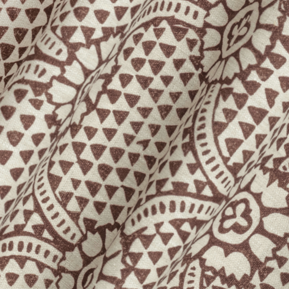 Ivan Dual Use Archive Print in Raisin/Natural