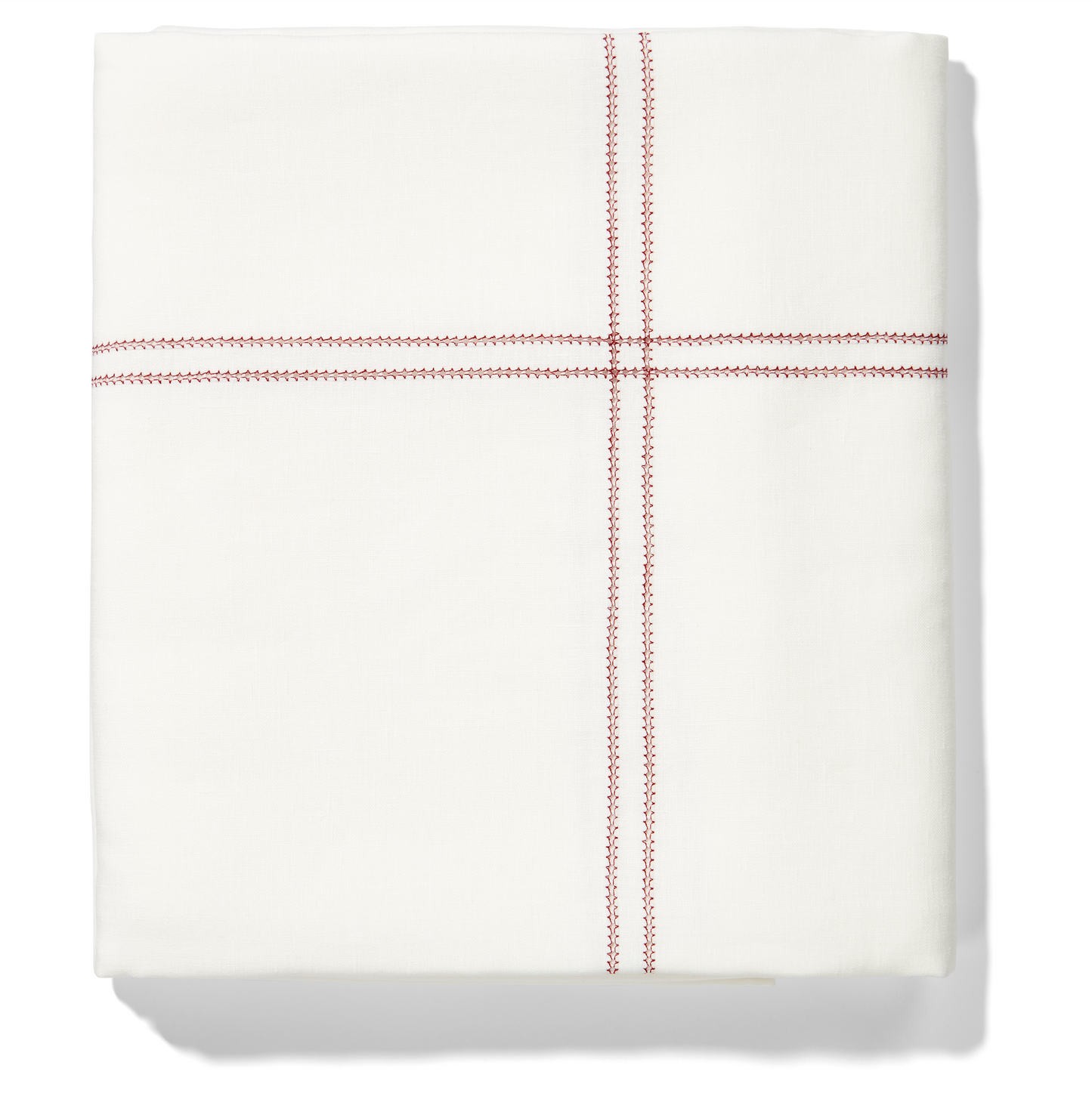 Duvet Cover Hemstitch Claret