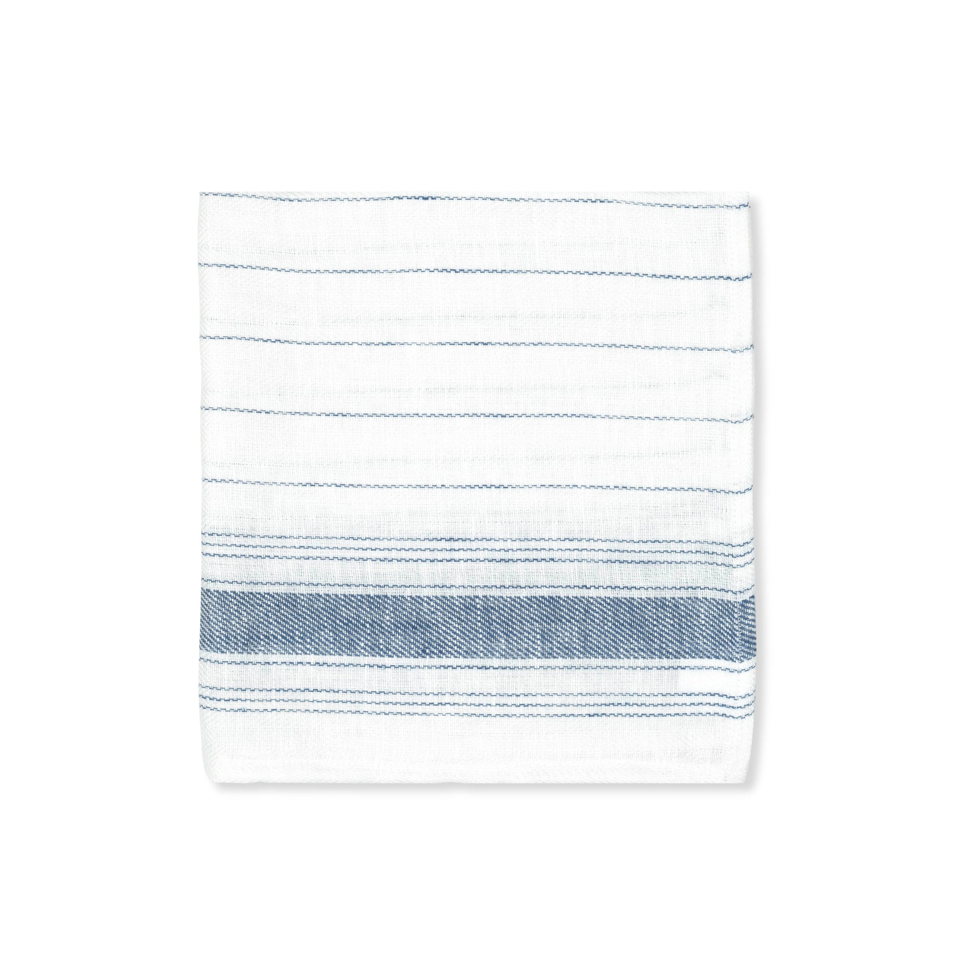 french blue stripe napkin