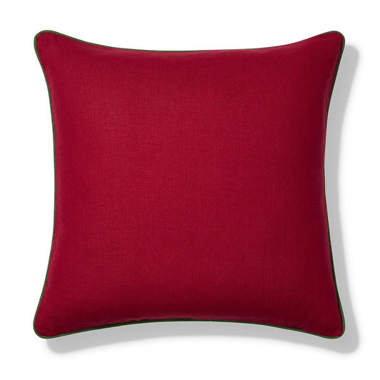 Terracotta Emerald Trim Cushion