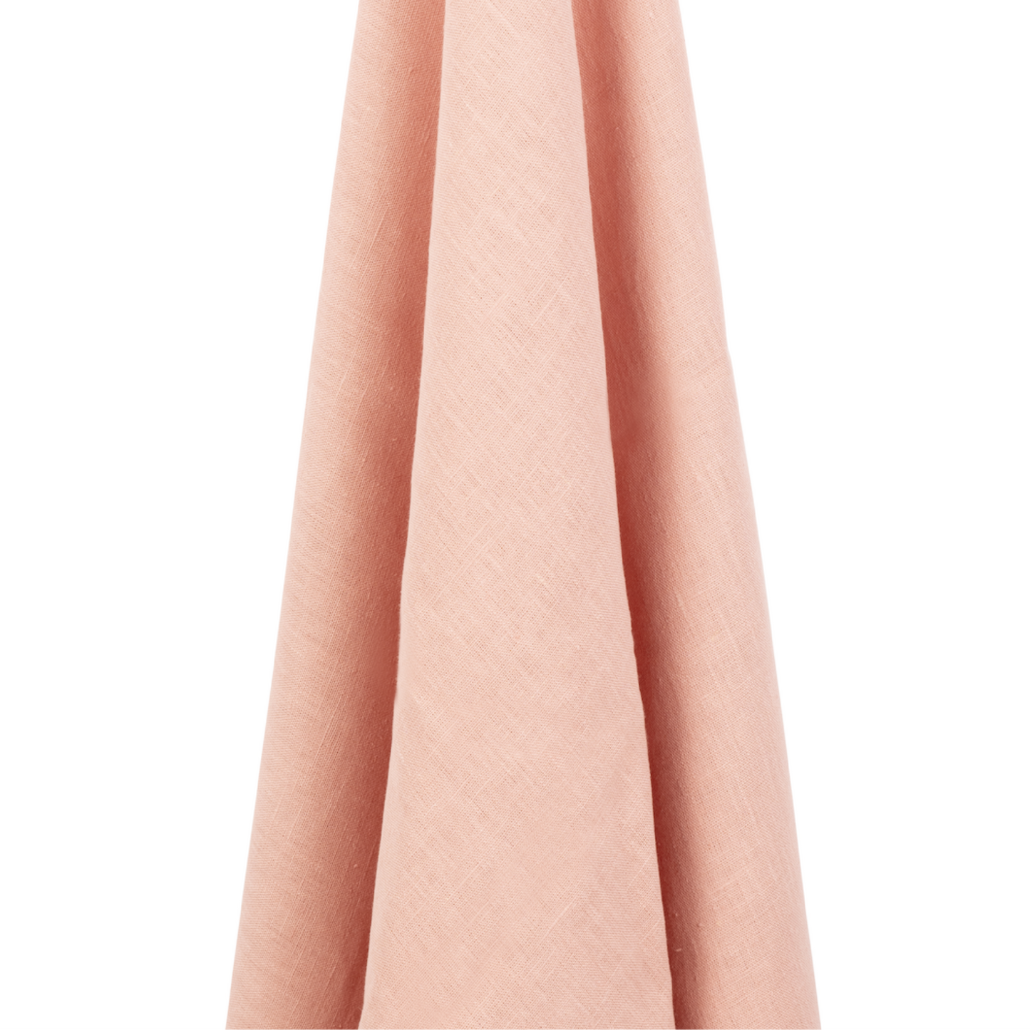 Light Weight Plain Linen Soft Coral