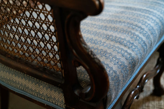 Petite Kitezh Weave Delft Blue/Natural