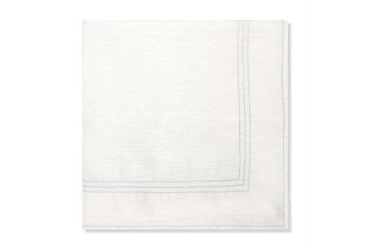 Tablecloth Hemstitch Sky Blue - 175cm x 175cm