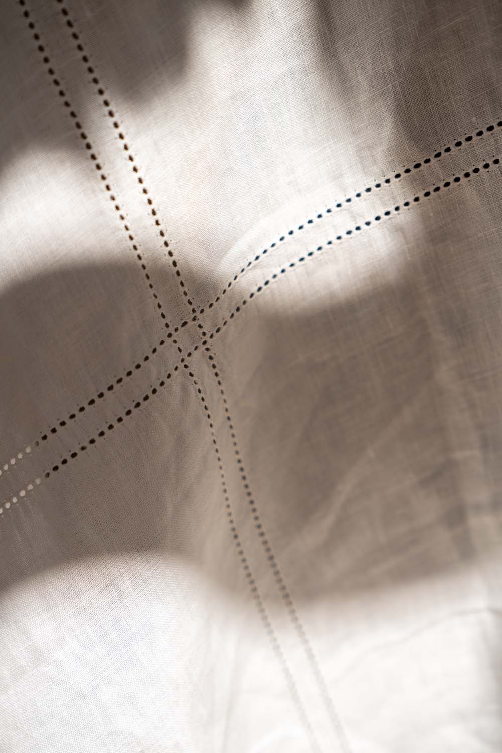 Double Hemstitch Check Tablecloth