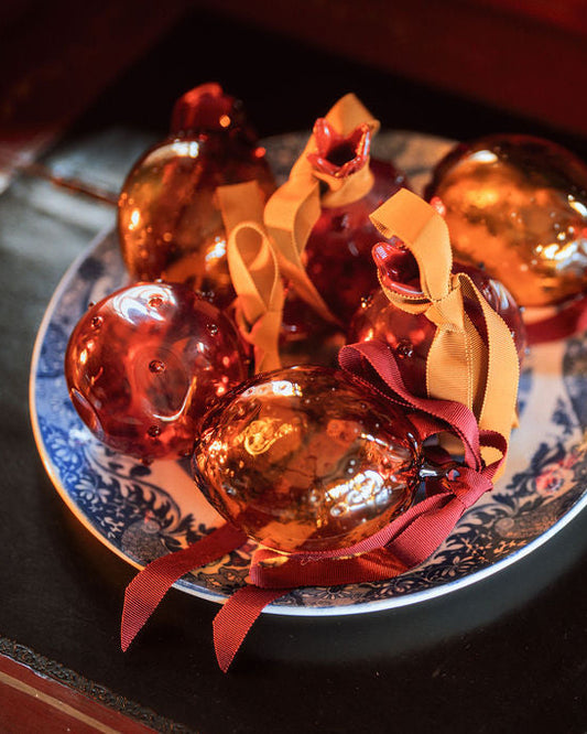 Pomegranate Hand-Blown Palestinian Bauble