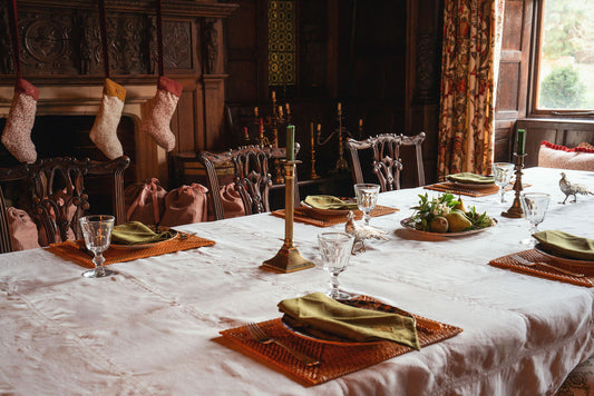 Double Hemstitch Check Tablecloth