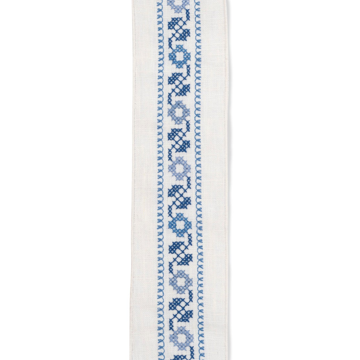 Sample - Volga x Tess Newall Vine Cross Stitch Braid ~ Cornflower