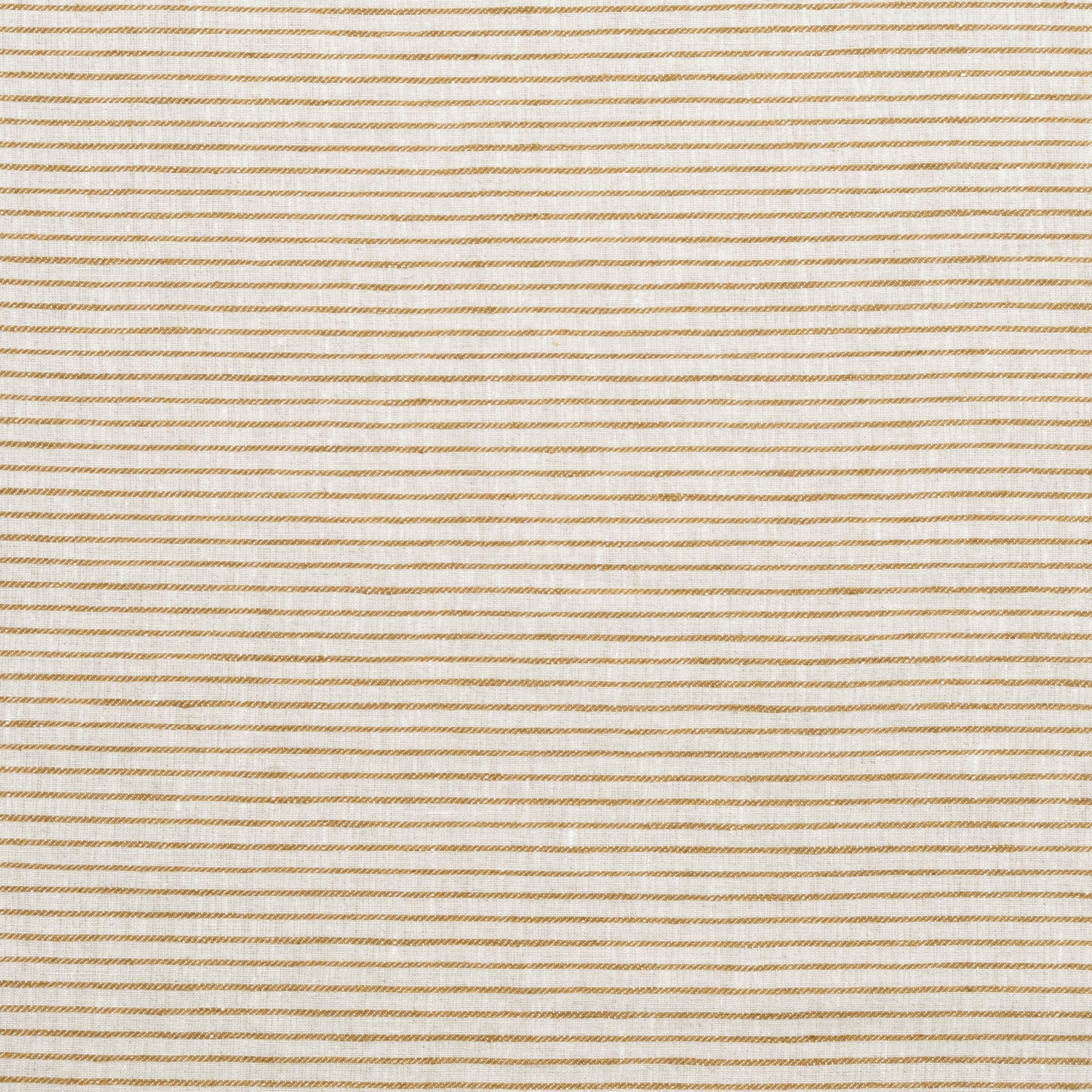Textured Stripe Linen (Horizontal stripes) Old Gold/Natural