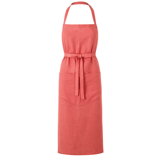Classic Bib Apron - Coral