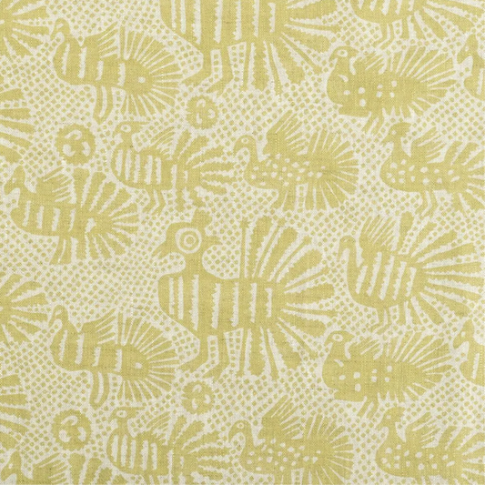 Sirin Dual Use Archive Print in Moss Green/Natural