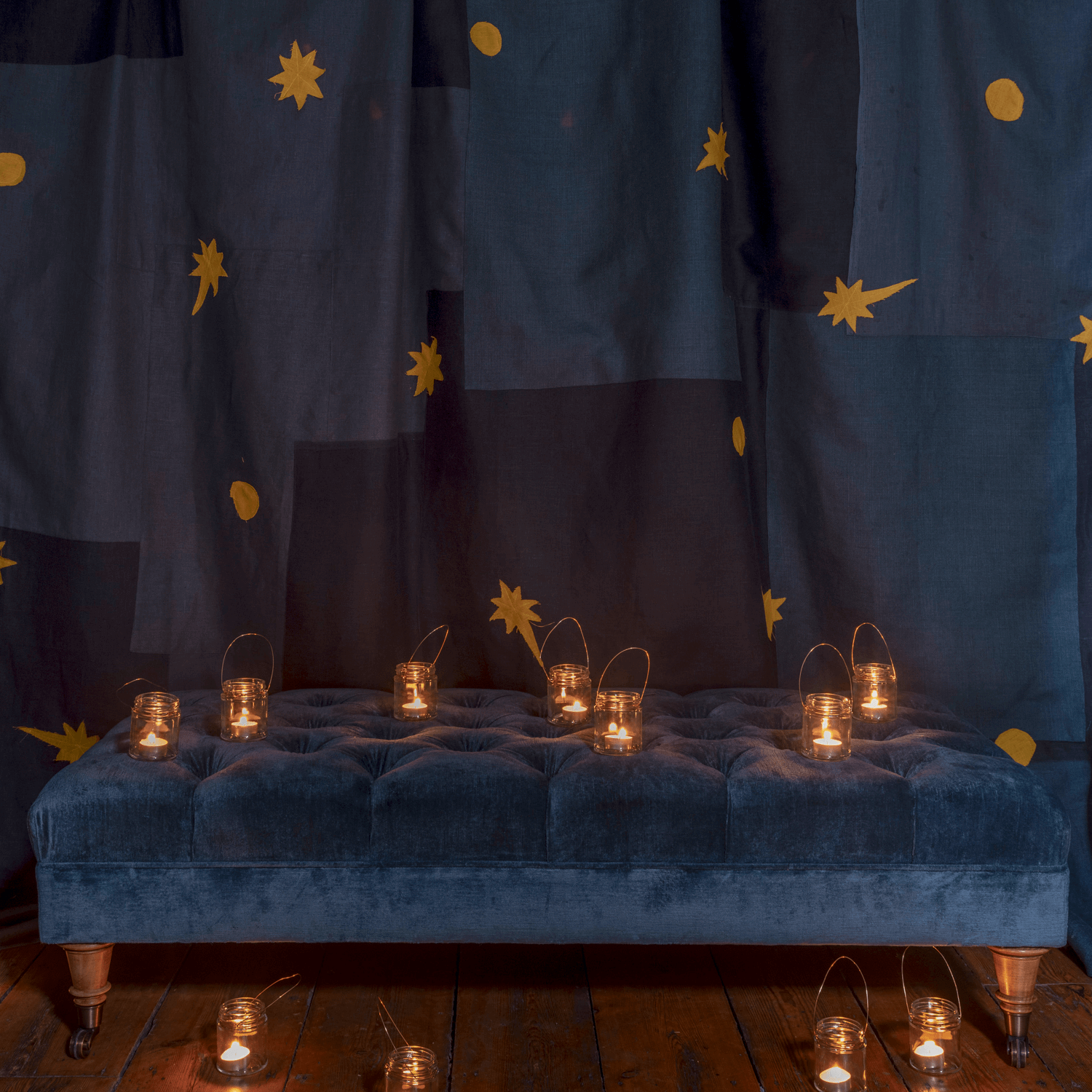 Kensington Button Top Ottoman