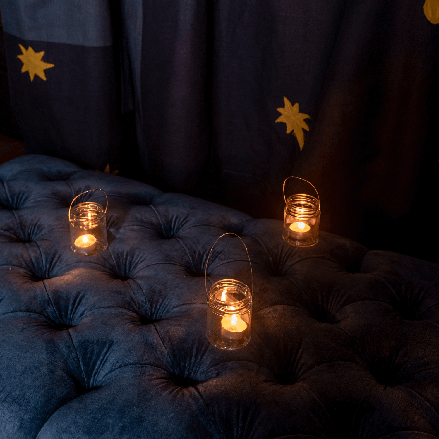 Kensington Button Top Ottoman