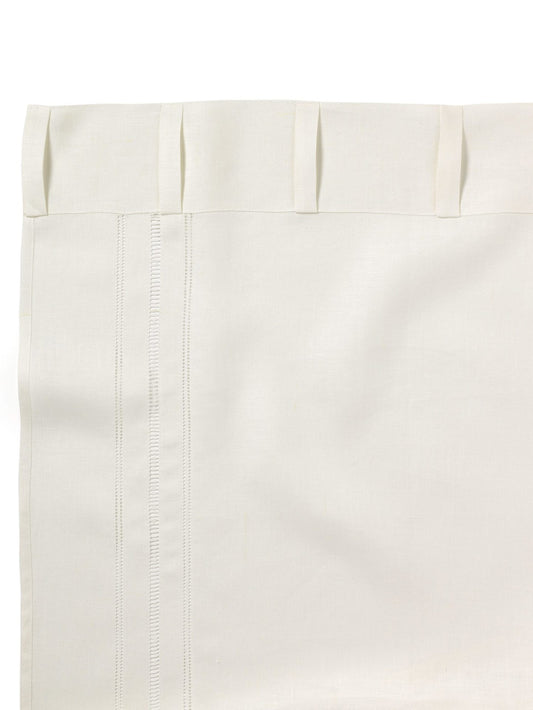 Drawn Thread Curtains - Hem & Ladder Stitch Edge