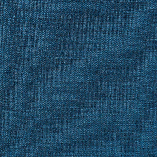 Sample -  Light Weight Plain Linen Prussian Blue